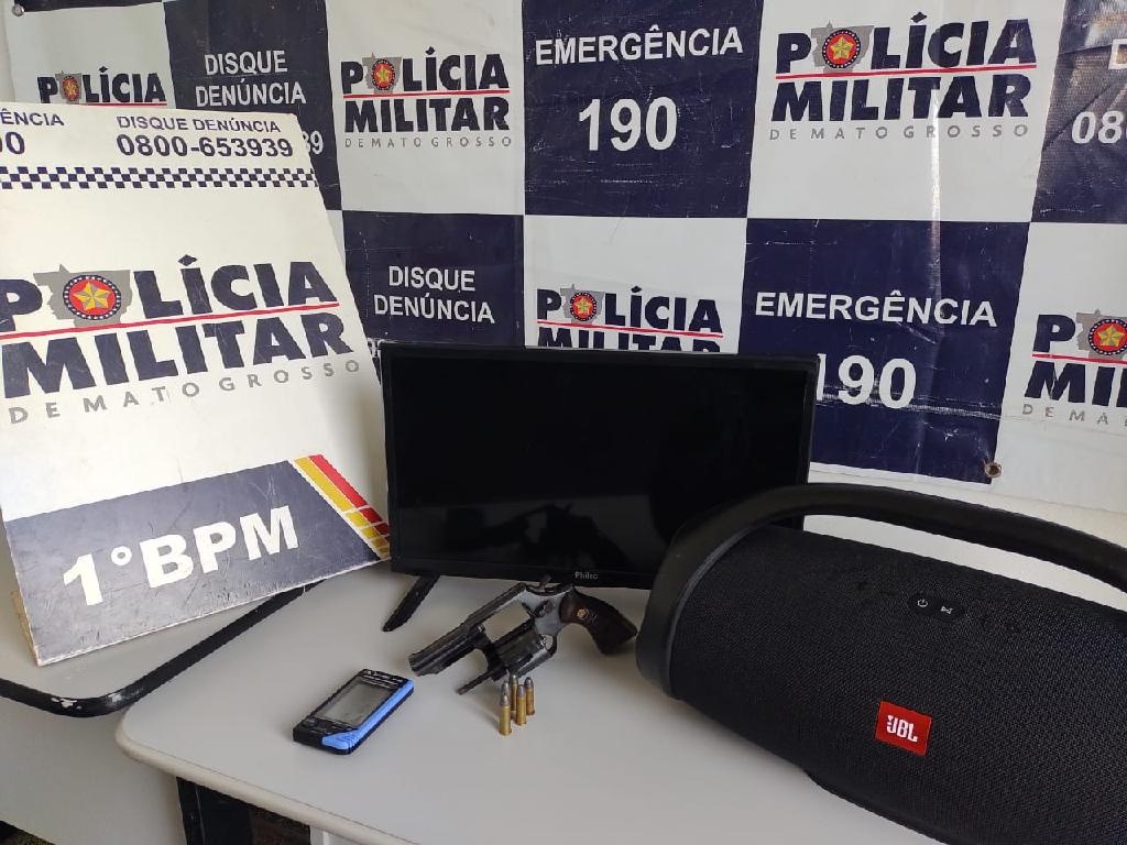 Homem é detido logo depois de assaltar residência em Cuiabá