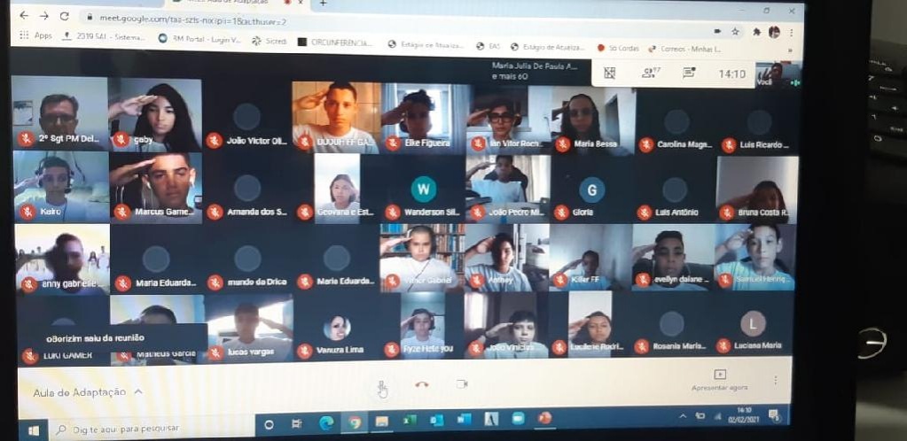 Escola Tiradentes de Rondonópolis faz processo online de adaptação para 180 novos alunos