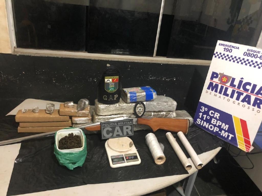 PM descobre envolvimento de irmãos no tráfico de droga em Sinop