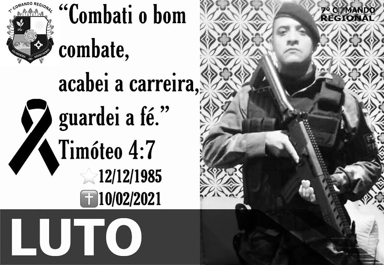 Policial militar morre vítima de câncer no pulmão