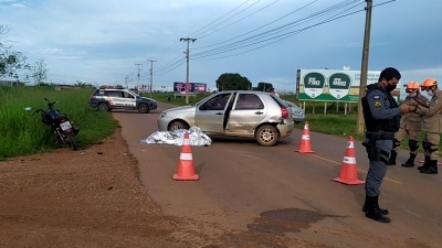 Motociclista morre após colidir contra traseira de veículo em Sinop