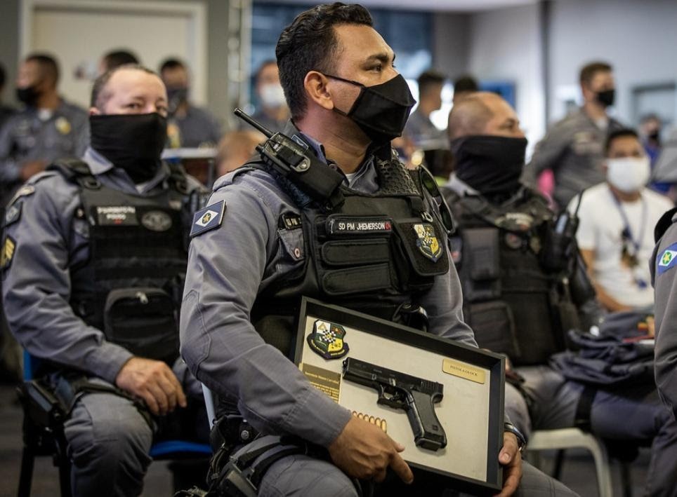 Polícia Militar de Mato Grosso recebe 1,3 mil pistolas austríacas