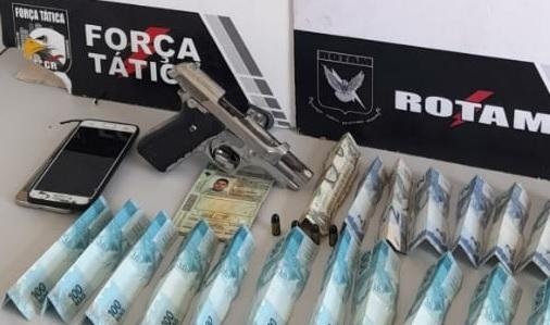 Armado com pistola, homem é rendido pela Rotam na rodoviária de Cuiabá
