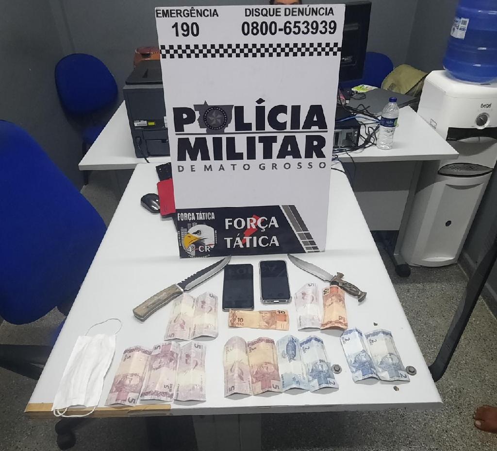 Força Tática apreende adolescentes por assalto em farmácia