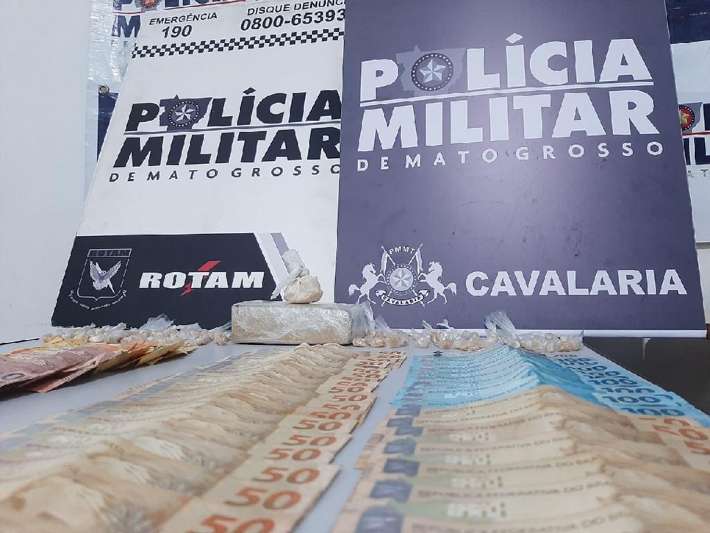 PM prende suspeitos por tráfico de drogas no Centro América