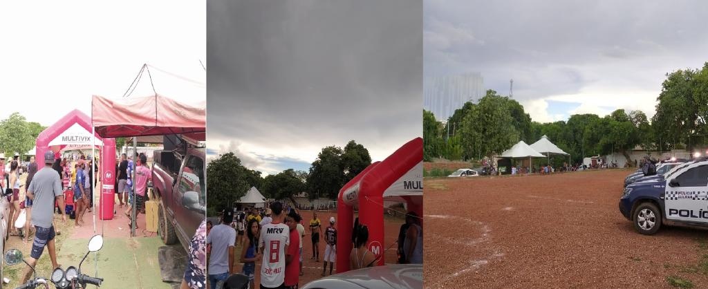 Policiais dispersam 500 pessoas em torneio de futebol no bairro Campo Verde