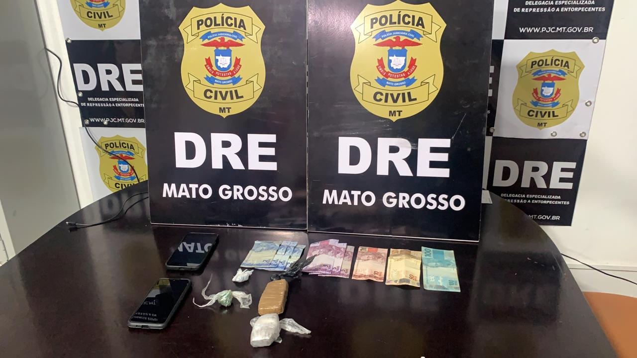 Polícia Civil prende casal em operação de combate ao tráfico doméstico