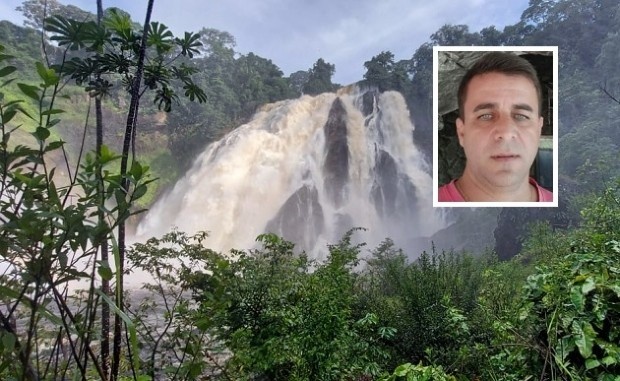 Encontrado corpo de caminhoneiro que caiu de cachoeira ao tentar tirar foto