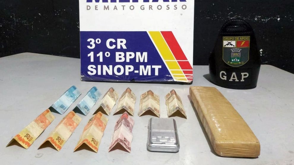PM prende casal com drogas em Sinop