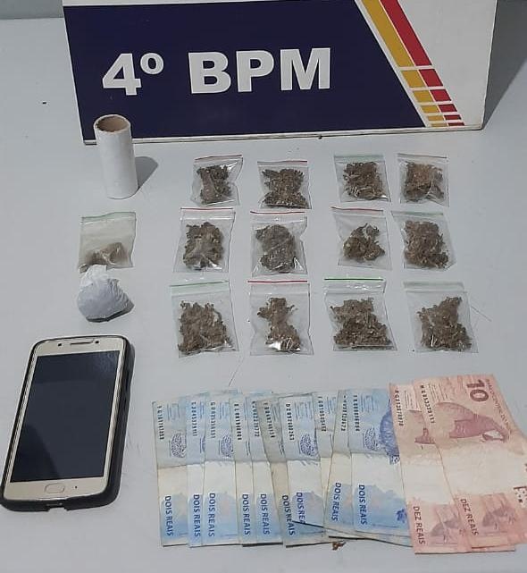 Policiais prendem suspeito com maconha escondida na geladeira