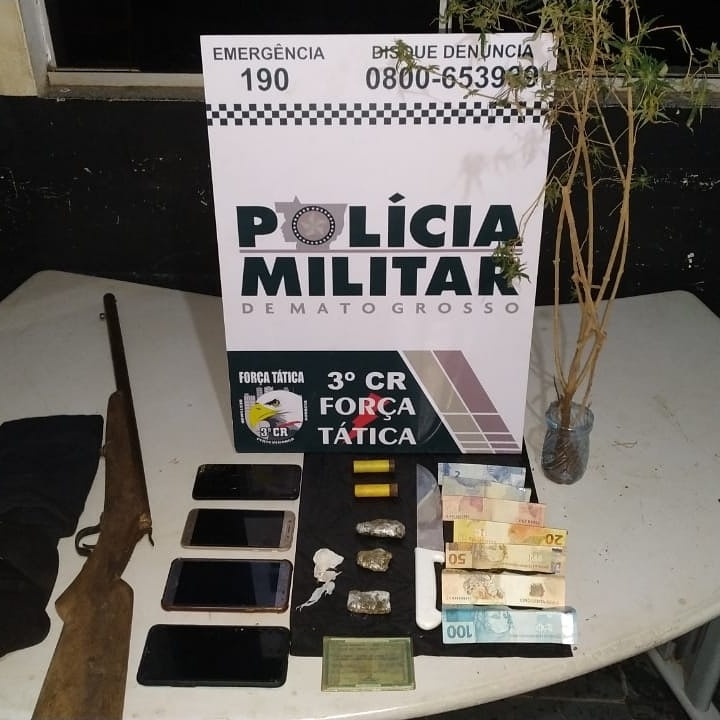 Trio é preso por roubo e tentativa de estupro em Sinop