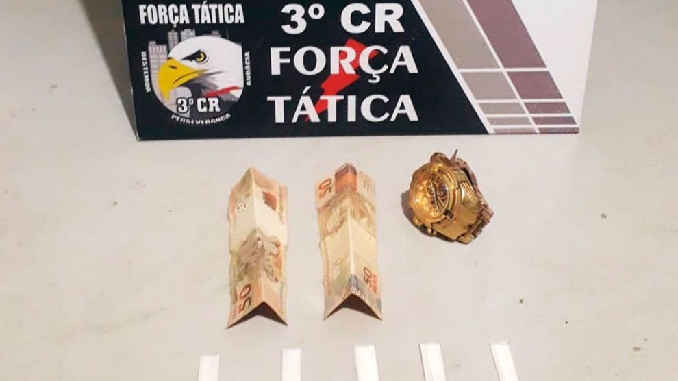 Jovem é preso por tráfico de drogas na região central de Sinop