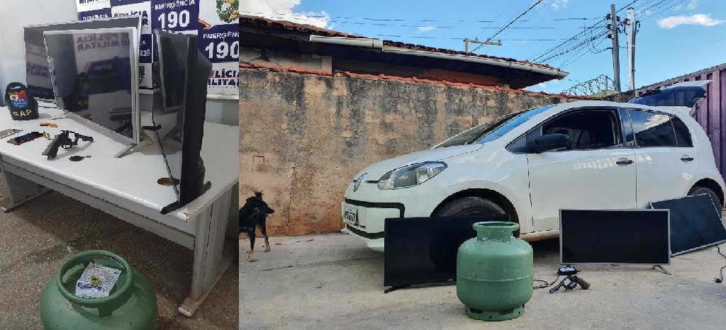 Dupla é presa suspeita de cometer vários furtos e roubos