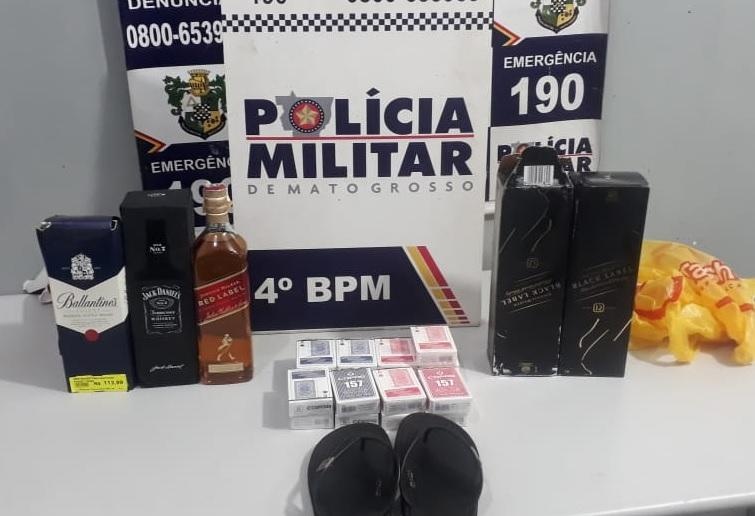 Suspeito é preso no momento que furtava supermercado