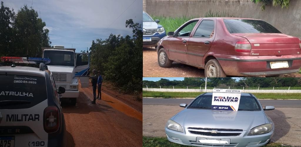 PM recupera três veículos em Cuiabá e Várzea Grande