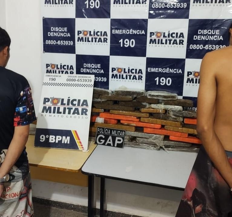 Policiais apreendem mais 47 tabletes de maconha em região de grande apreensão