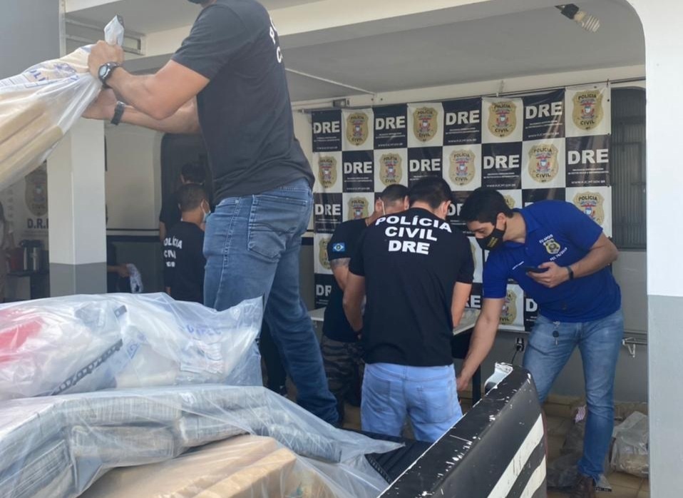 Polícia Civil incinera duas toneladas de entorpecentes apreendidas no ano de 2020