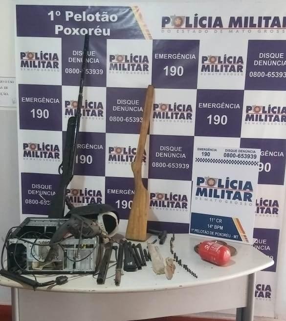 PM prende homem que produzia armas em casa e dizia se preparar para entrar “no mundo do crime”