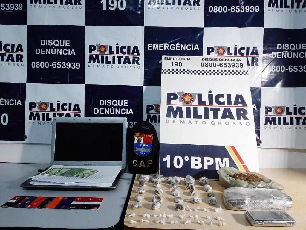 Homem é preso por tráfico de drogas e por aplicar golpes em site de vendas