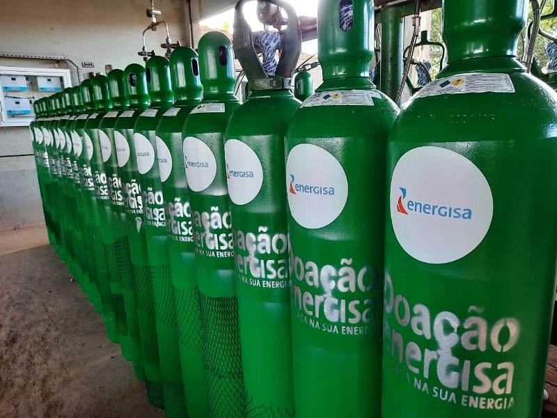 Energisa doa cilindros de oxigênio para municípios
