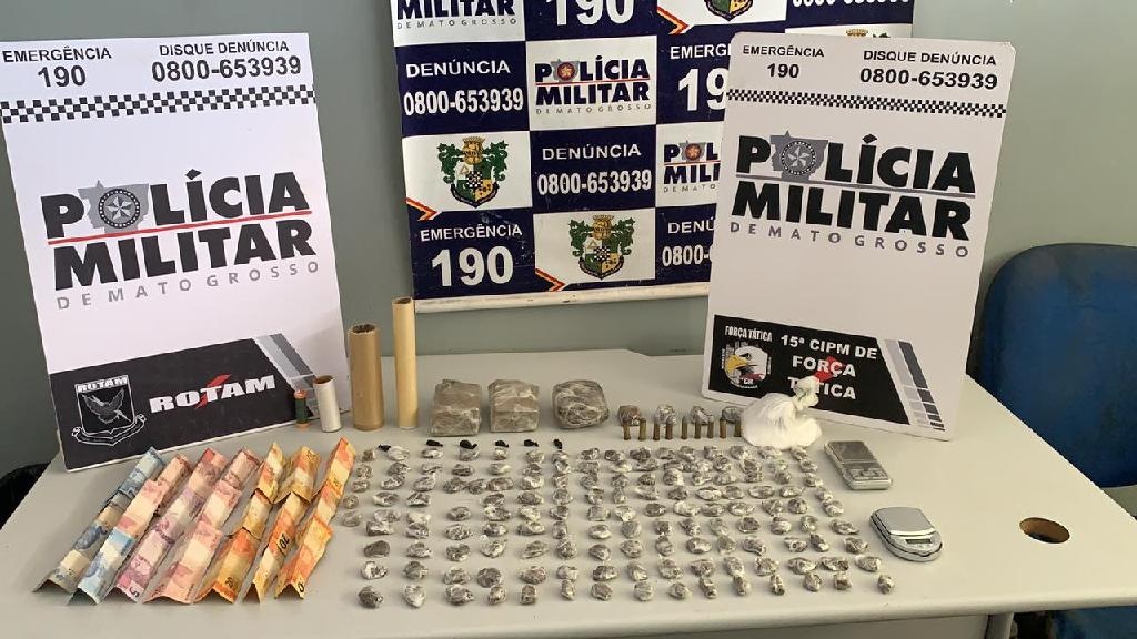 Quadrilha é presa por tráfico de entorpecentes em Várzea Grande