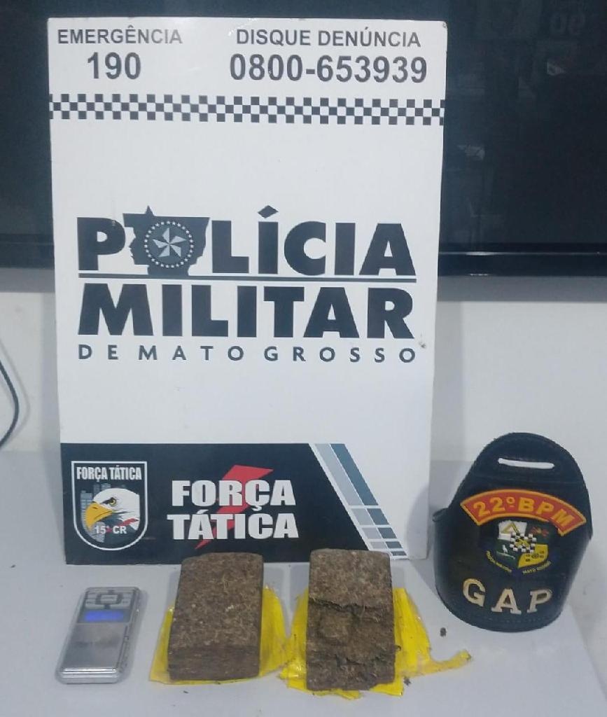 PM prende dois suspeitos e fecha dois pontos de tráfico na área central de Peixoto