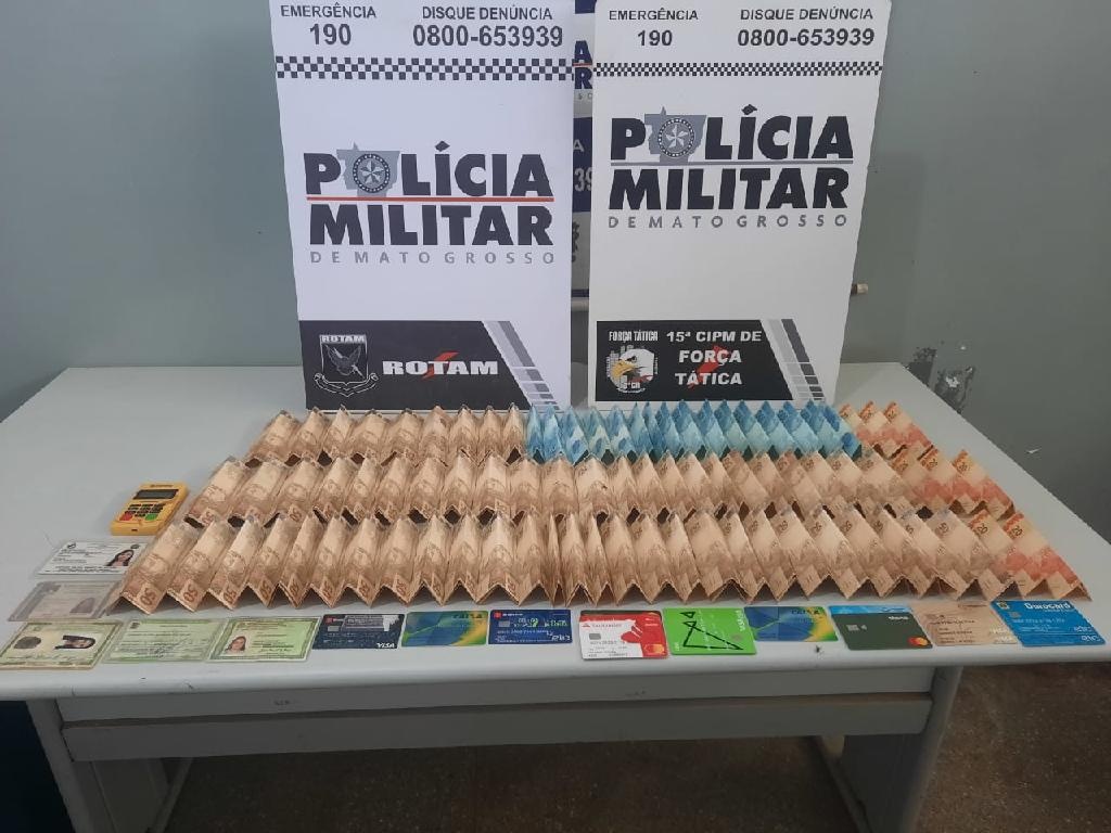 Rotam prende quadrilha e apreendem mais de R$ 10 mil oriundo de golpes na internet