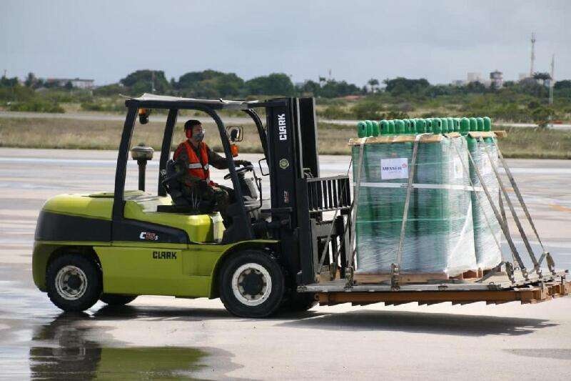 MT recebe 340 cilindros de oxigênio do Governo Federal