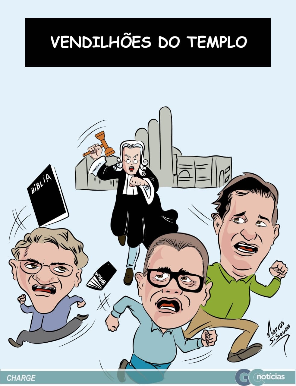 Fechou o templo