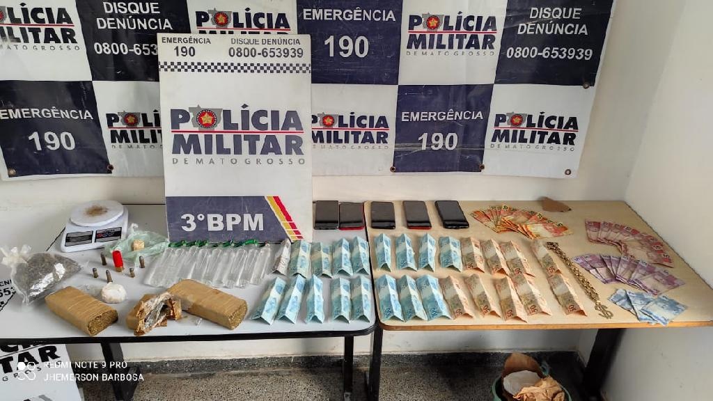 Policiais descobrem casa usada por quadrilha no tráfico de droga no CPA I