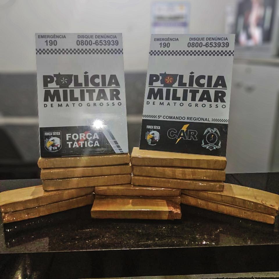 Mulher é presa com 10 quilos de maconha em ônibus que viajava rumo ao Pará