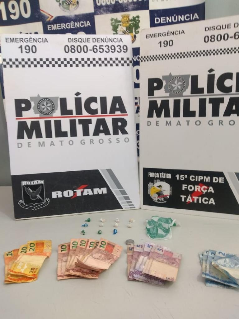 Rotam flagra suspeitos comercializando drogas no Maringá I