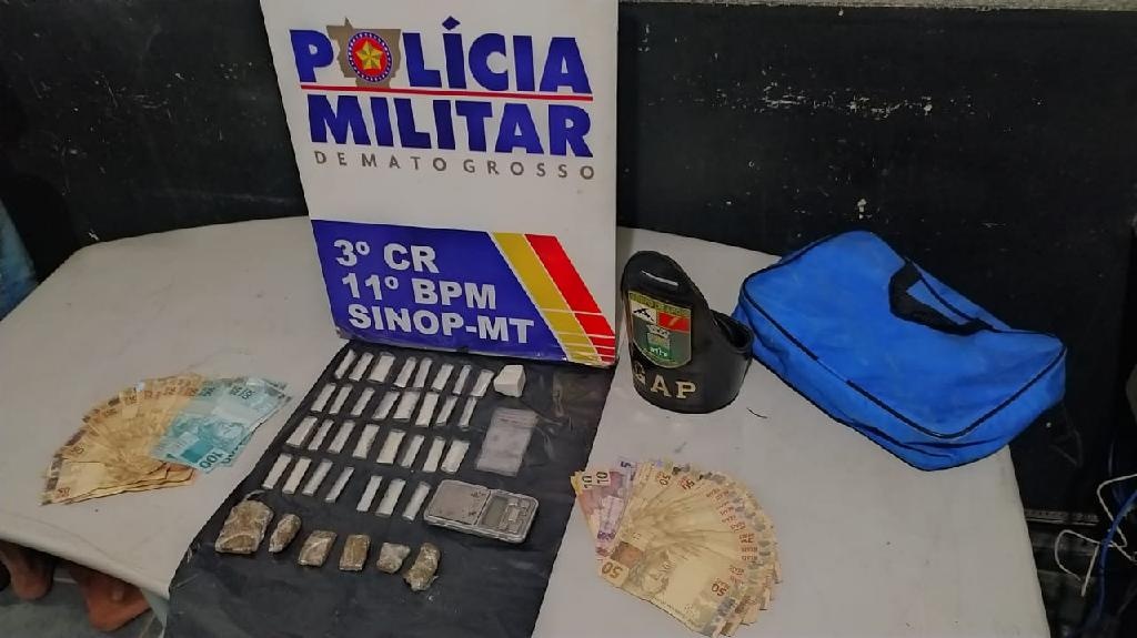 Sinop: PM prende casal suspeito de participar de organização criminosa