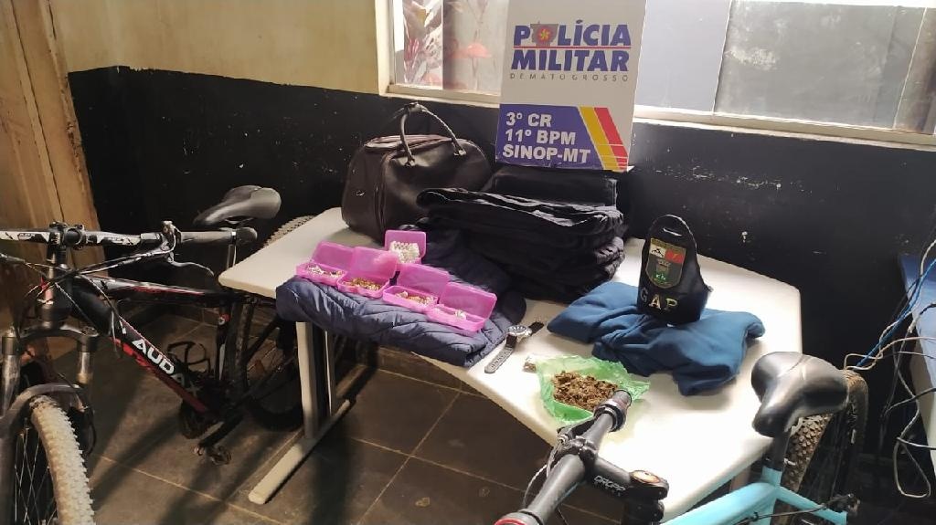 Sinop: Policiais encontram produtos sem procedência em bocas de fumo