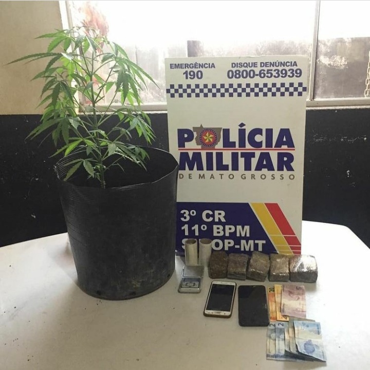 Casal é preso com drogas em Sinop