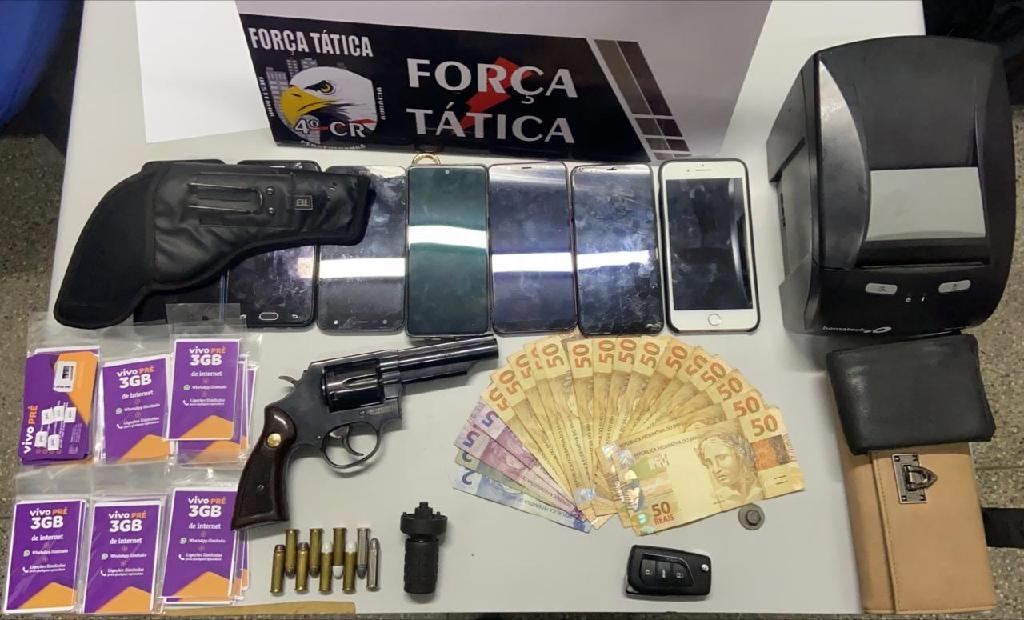 Força Tática descobre casa usada para aplicar golpes pela internet