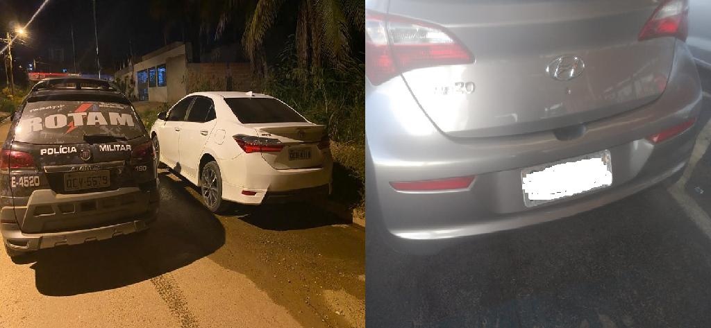 Dois carros são recuperados em bairros de Cuiabá