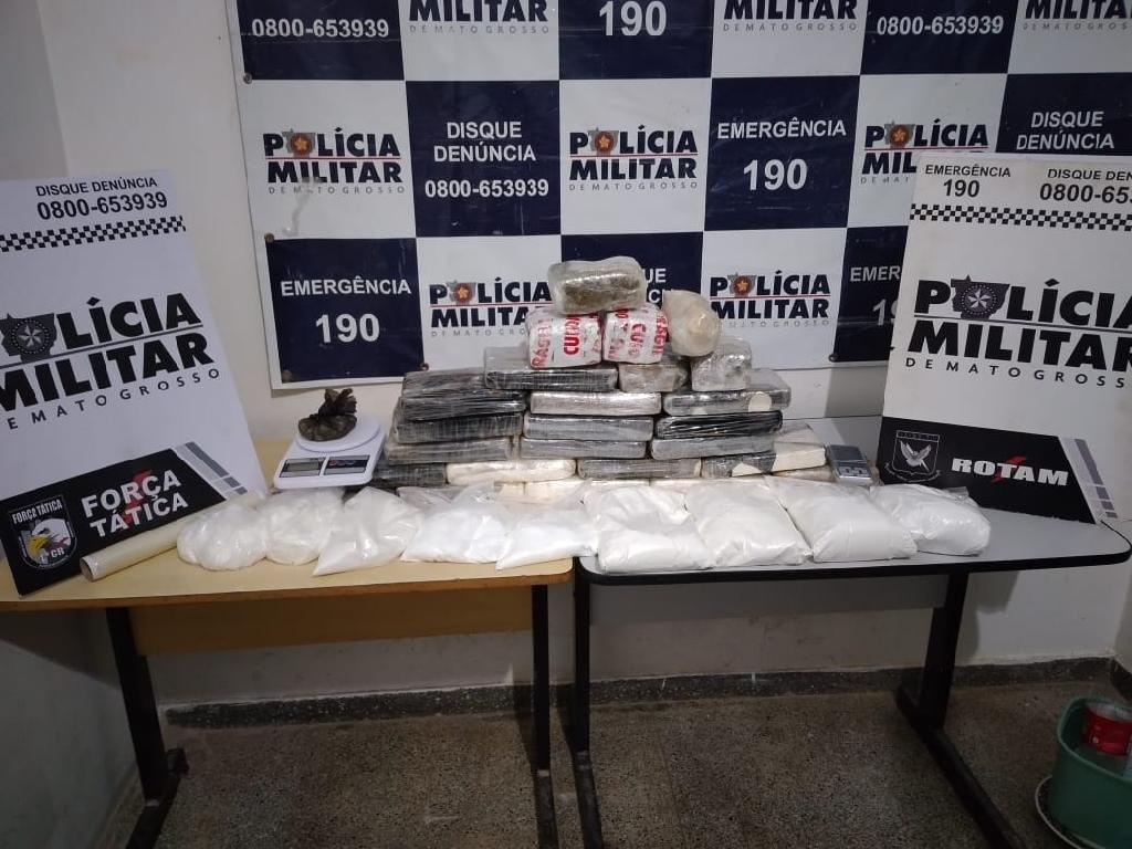 Rotam prende homem com 20 quilos de cocaína avaliada em R$ 360 mil