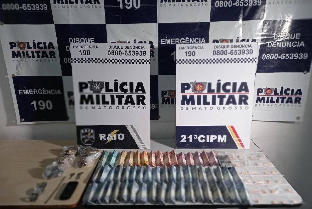 Adolescente é pego vendendo droga em praça de igreja