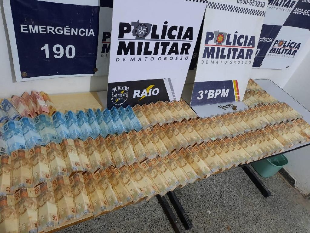 Homem confessa que dinheiro encontrado em seu veículo era de golpe