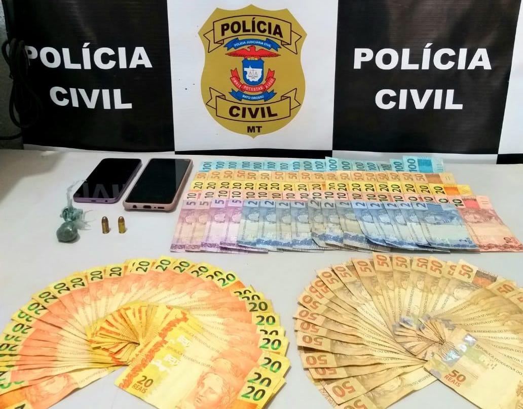Polícia Civil cumpre mandados contra traficante em Confresa