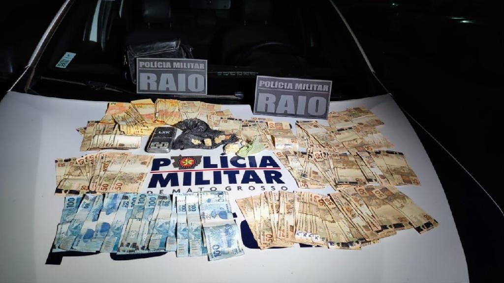 Casal é pego com mais de R$ 12 mil recolhidos de bocas de fumo em Sinop