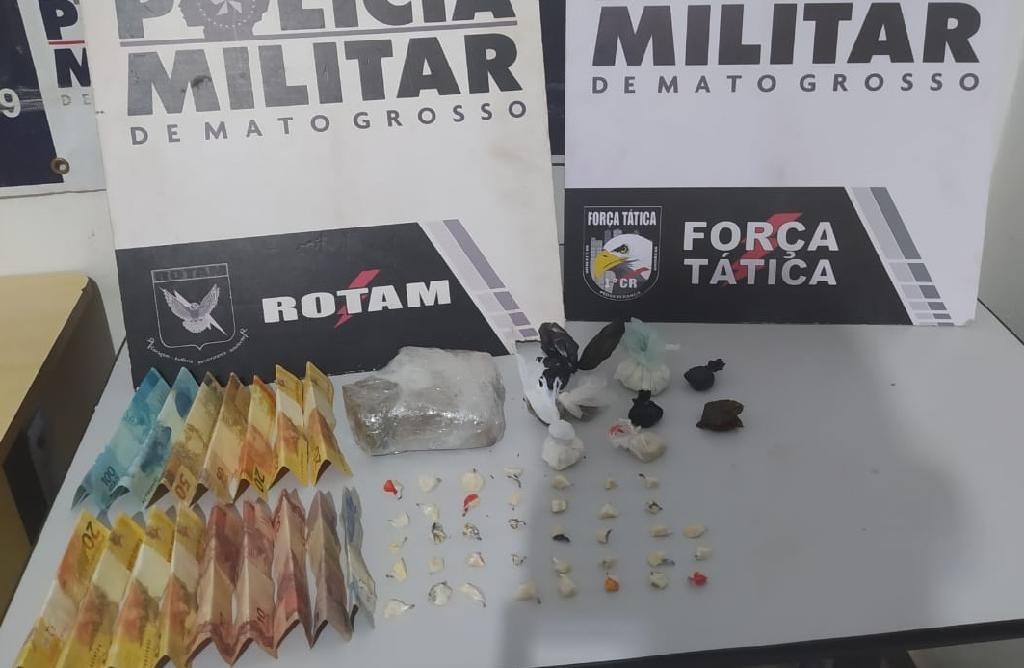 Rotam tira droga de circulação e prende suspeito