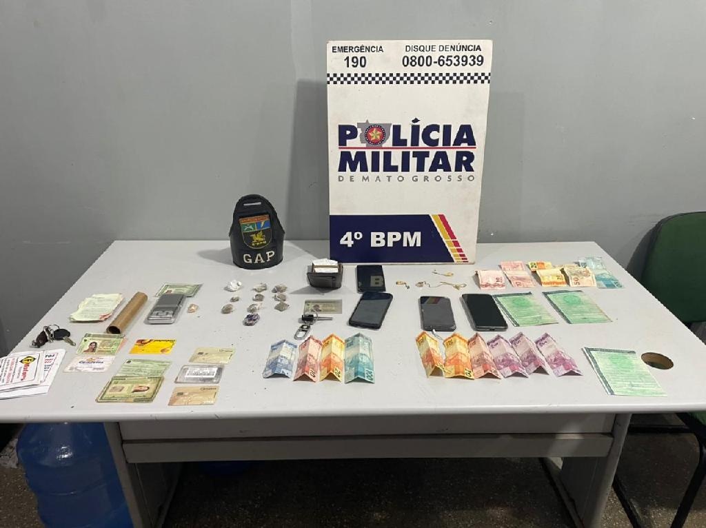 PM prende quadrilha por estelionato e tráfico de drogas