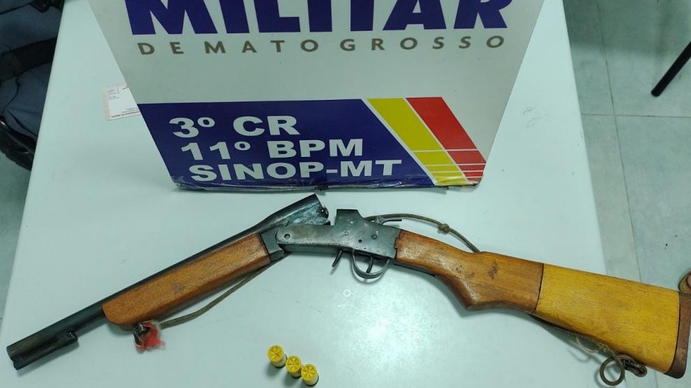 Homem é preso com arma de fogo no Menino Jesus em Sinop