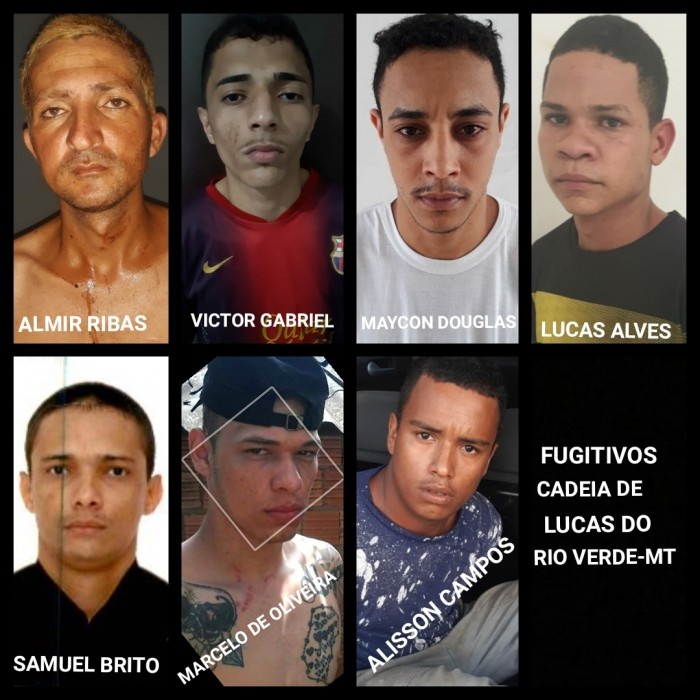 Sete presos fogem do Centro de Detenção Provisória em Lucas do Rio Verde