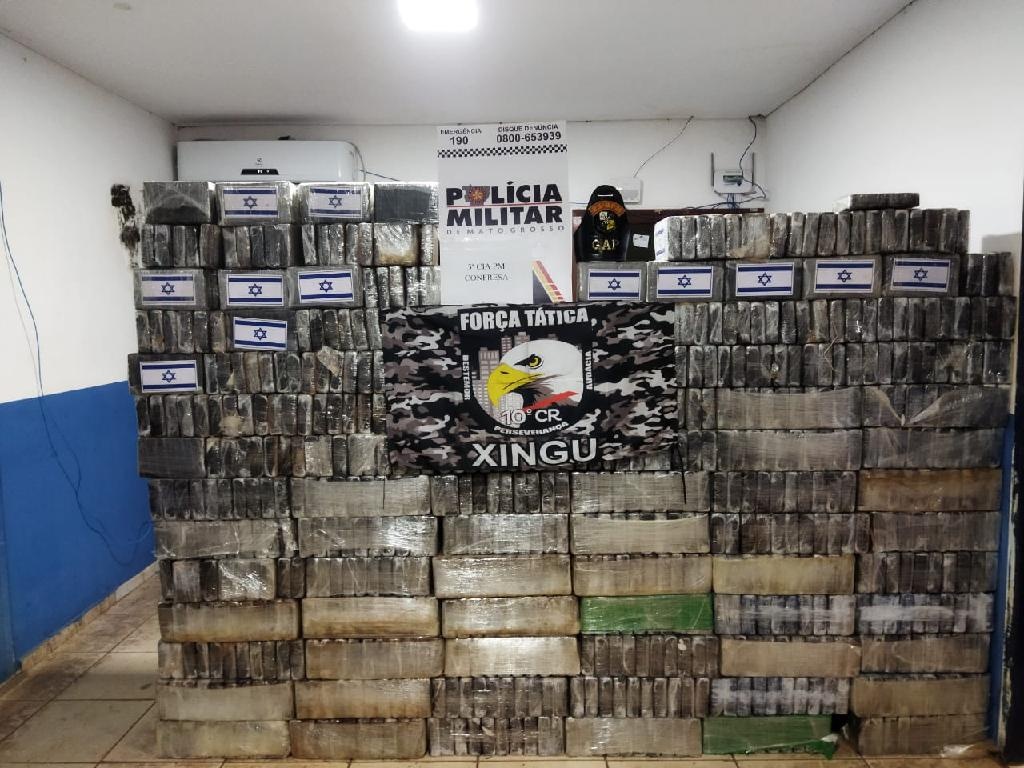 Força Tática apreende 770 tabletes de cocaína avaliada em R$ 25 milhões