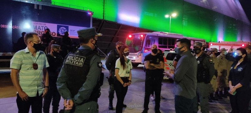 Primeiro jogo serve de evento teste para Segurança Pública
