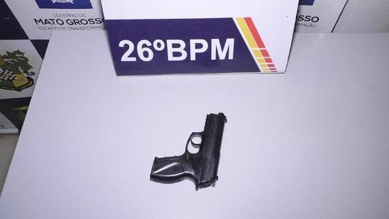 Caminhoneiro é preso com simulacro de arma de fogo em Nova Mutum