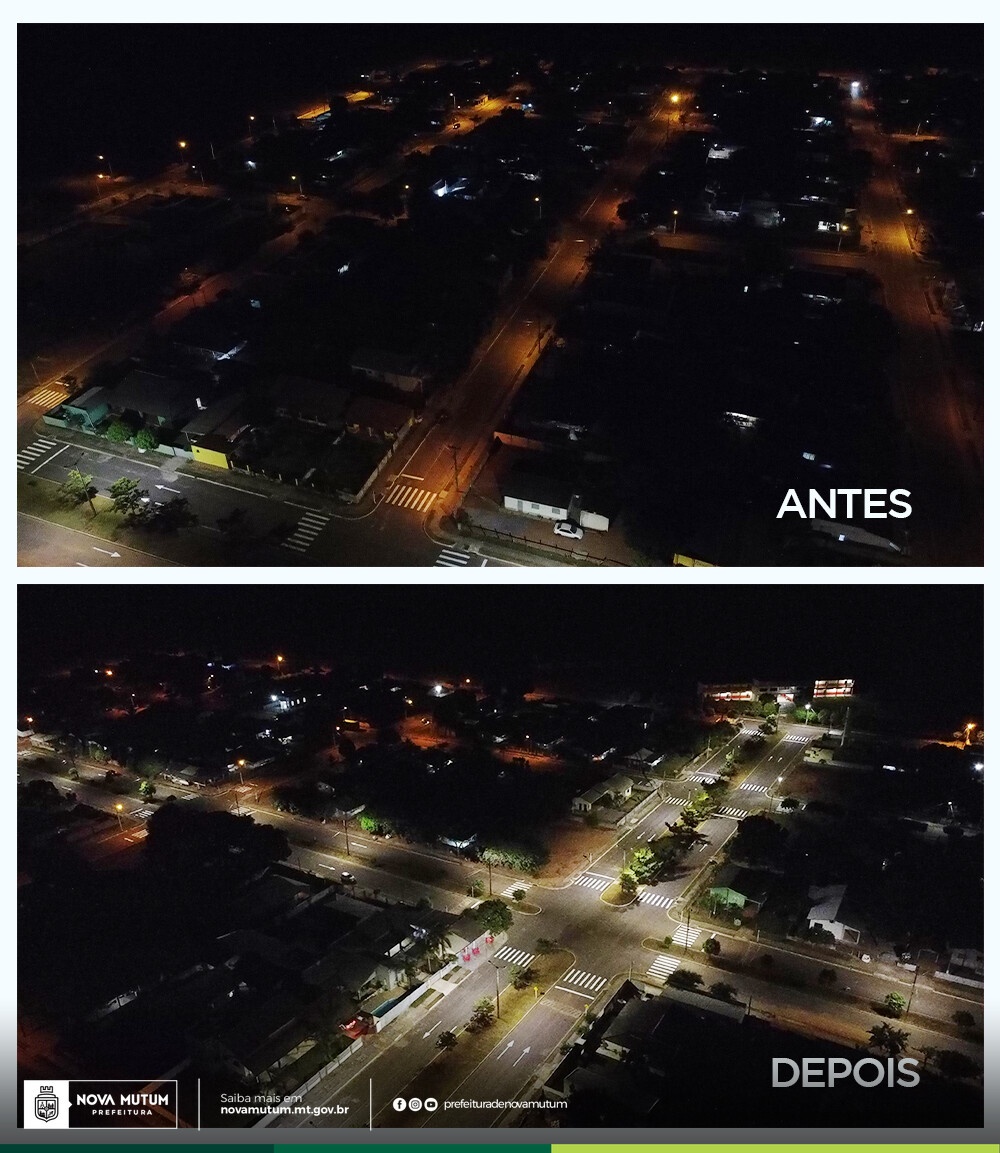 Prefeitura conclui projeto que leva 100% de iluminação com Led nas ruas e avenidas do Distrito Ranchão